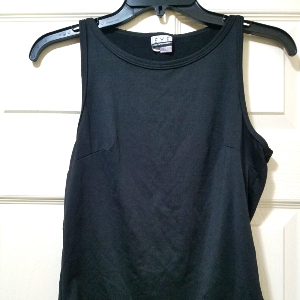 Black tank top